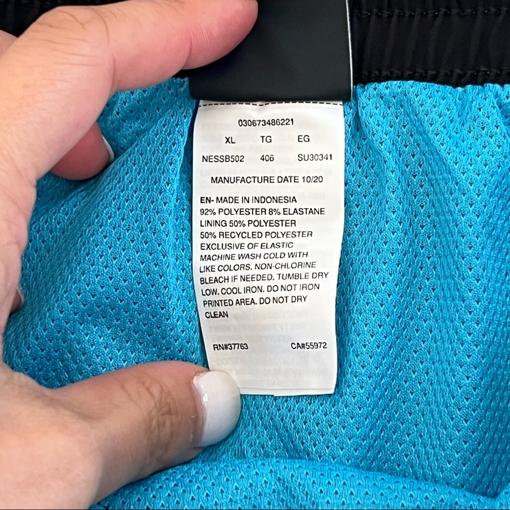 ✔️ NWT✔️ NIKE Sunset Logo Vital Swim Trunks - Picture 9 of 10